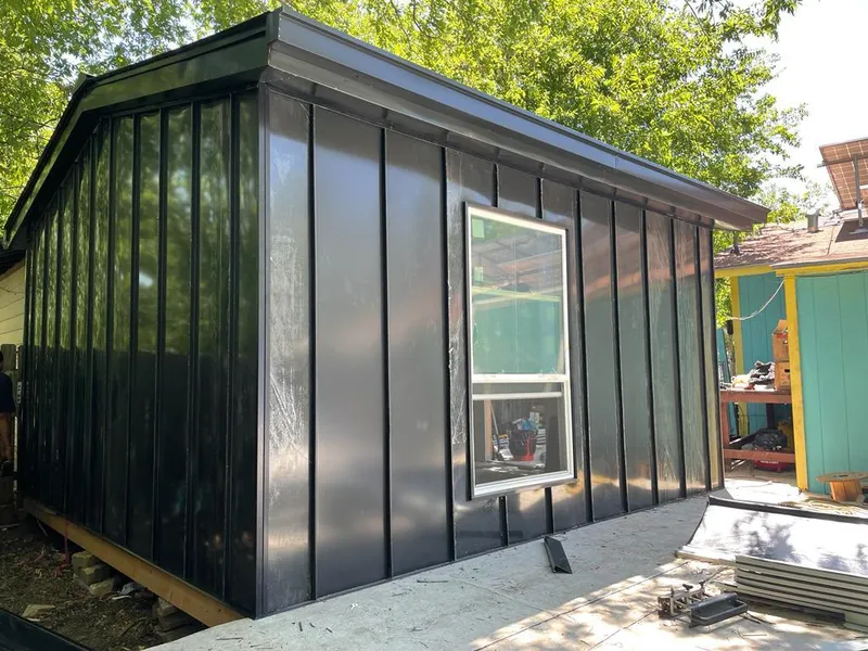 Black standing seam metal wall panels for Metal Roof Installation in Lehigh Acres